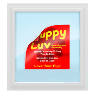 Static Cling Stickers